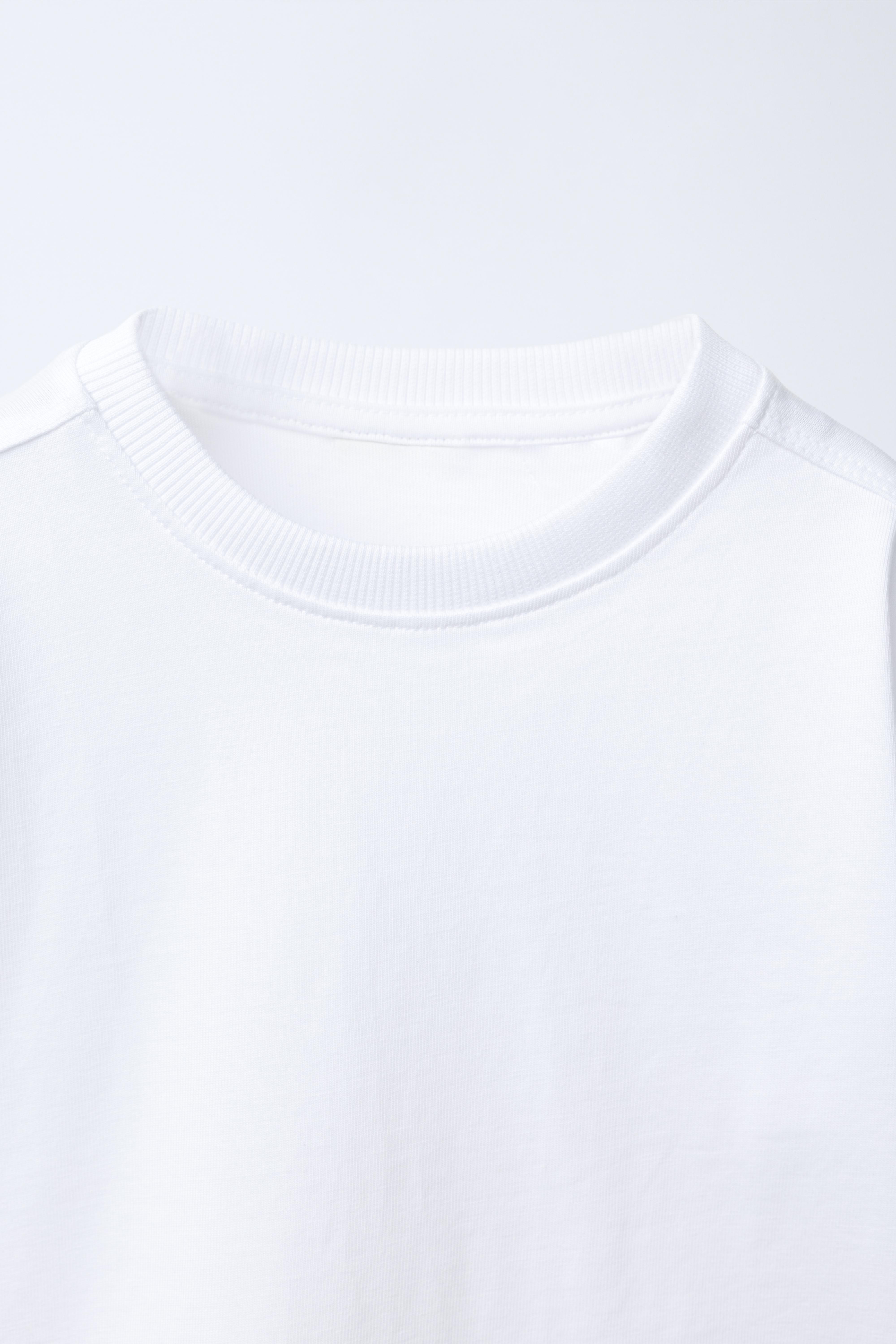 T-SHIRT UNIE ÉPAISSEUR MOYENNE